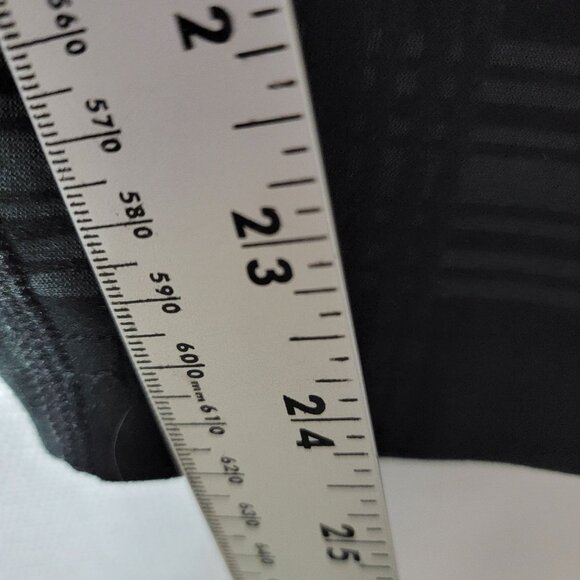 Nike Pro Running Leggings Tights Womens Sz 3X Stretch Black & Grey Plaid Y2K - Picture 9 of 14